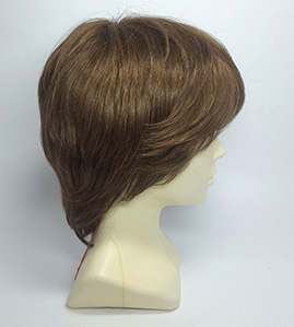 Короткий парик из натуральных волос с челкой купить на Parik-Parik.ru